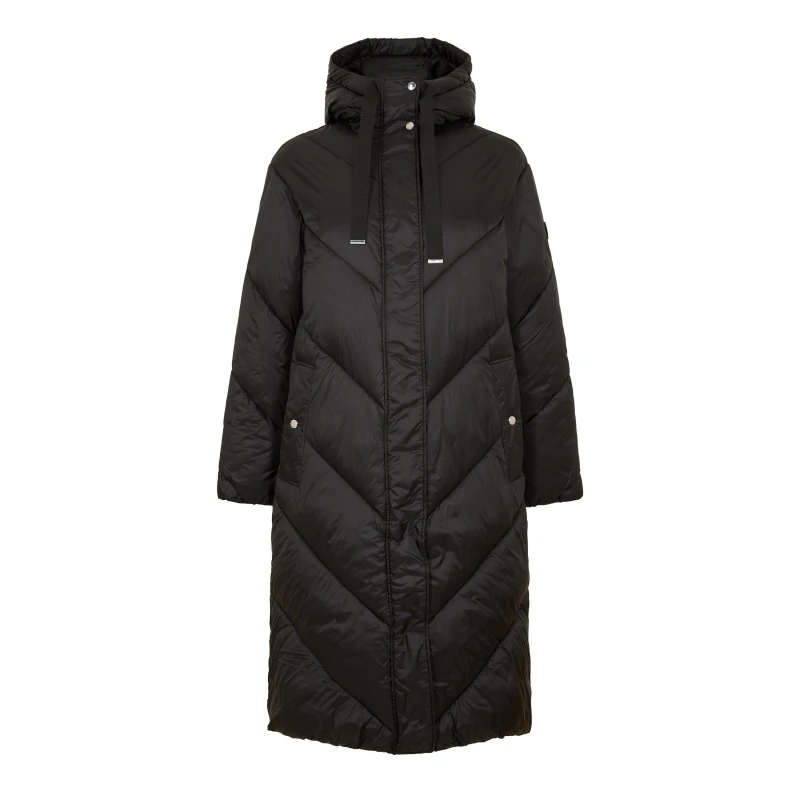 Image of Boss Womens C Pollylong Formal Coat Black female 4 (XXS)