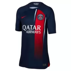 Image of Nike Paris Saint Germain Home Shirt 2023 2024 Juniors - Blue