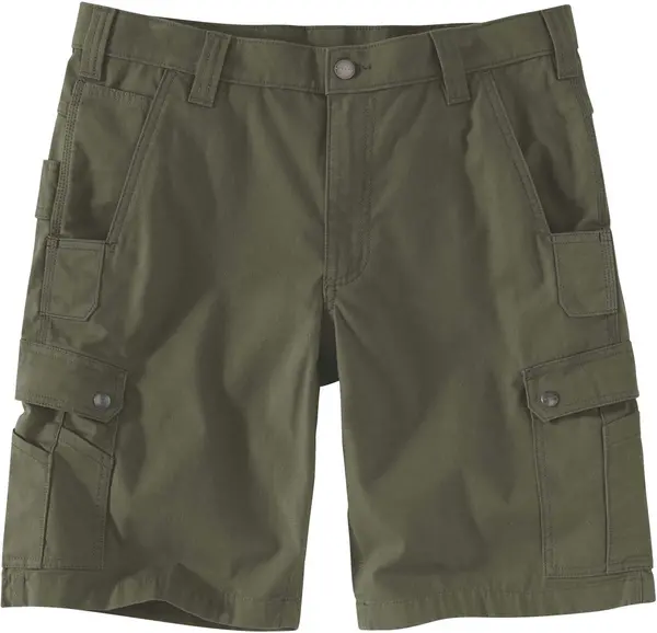 Image of Carhartt Ripstop Cargo Work Shorts, green, Size 36