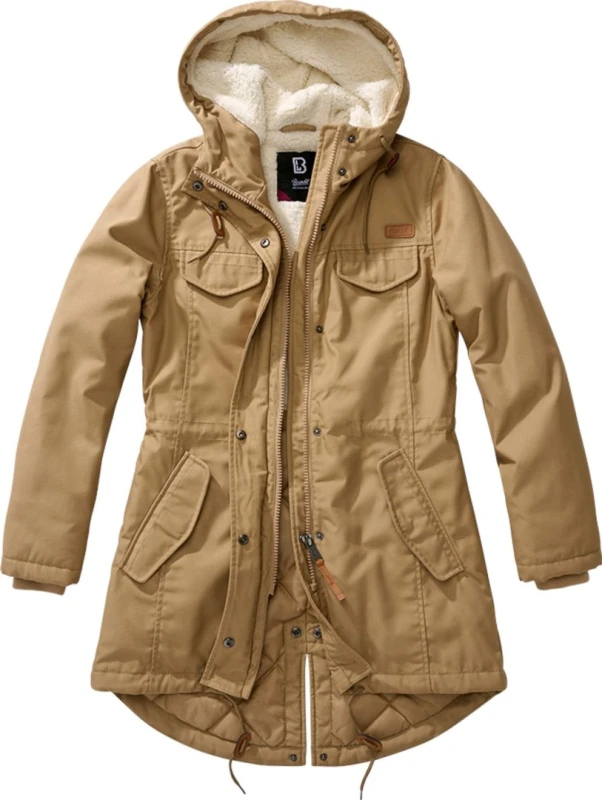 Image of Brandit Marsh Lake Ladies Jacket, brown, Size S for Women
