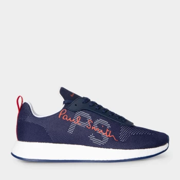 Image of Paul Smith Mens Zeus Mesh Running Style Trainers - Dark Navy - UK 11