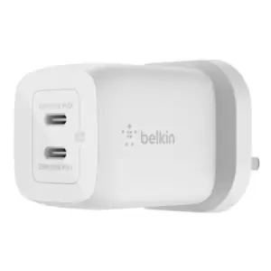 Image of Belkin BOOST CHARGE PRO. Charger type: Indoor Power source type: AC Charger compatibility: Universal USB Type-C ports quantity: 2 Fast charging. Produ