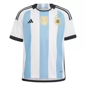 Image of adidas Argentina 2023 3 Star Juniors - White
