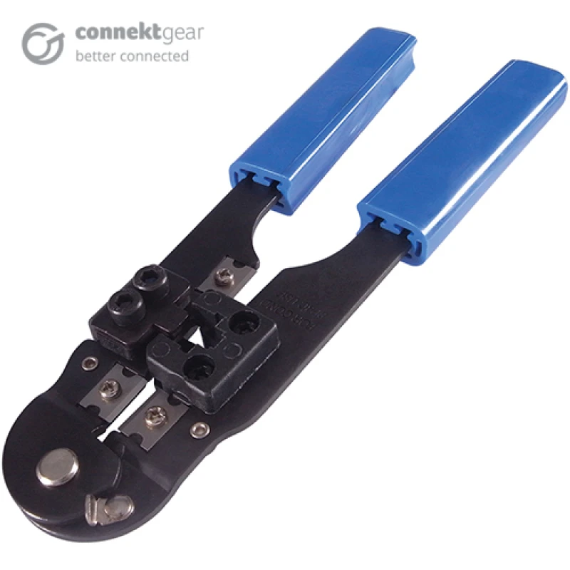 Image of connektgear RJ45 Crimping Tool with Cutter For Cat5e Cat6 8P8C use