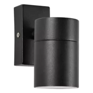 Image of Zinc Wall Light Downlight LETO Black