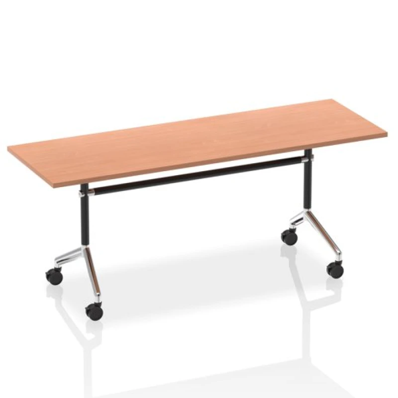 Image of Impulse Impulse 1800mm Flip Top Rectangular Table Beech Top IFTR1800BCH