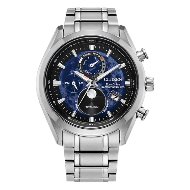 Image of Citizen BY1010-57L Super Titanium 'Tsuki-Yomi' Moon Phase Watch - W38381