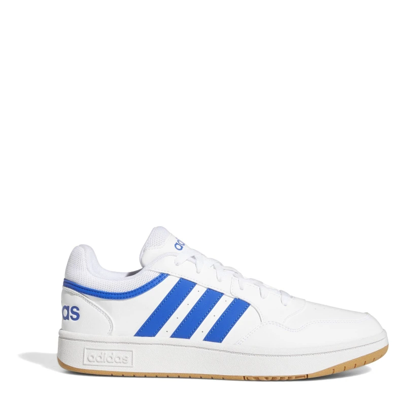 Image of adidas Hoops 3.0 Mens Trainers - White White 8
