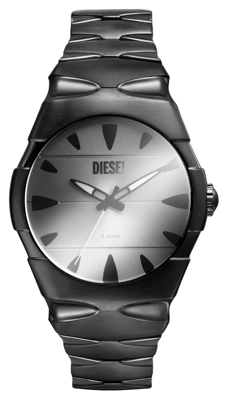 Image of Diesel DZ2213 Mens D-SRUPTOR (42mm) Silver Dial / Black Watch