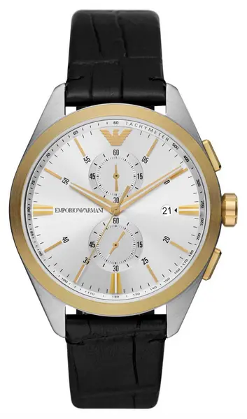 Image of Emporio Armani AR11498 Mens Silver Chronograph Dial Watch