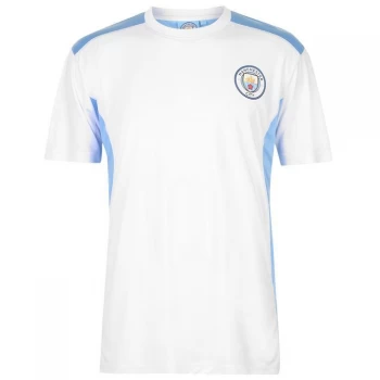 Image of Source Lab Manchester City Poly T Shirt - Sky