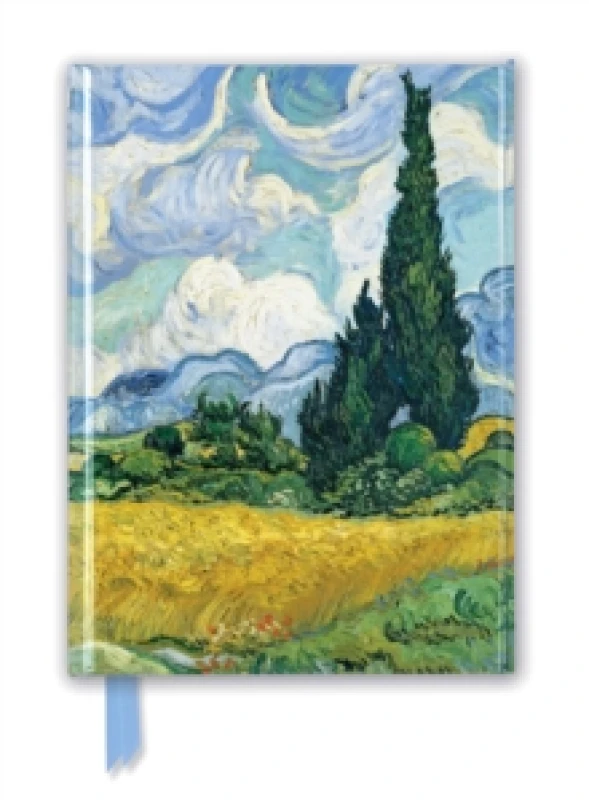 Image of Vincent van Gogh: Wheat Field with Cypresses (Foiled Journal) Notebook / blank book