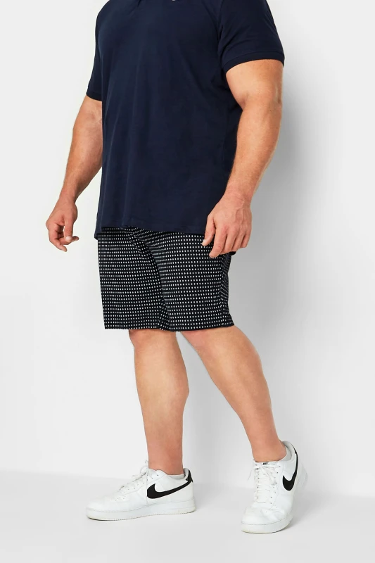 Image of BadRhino BadRhino Men Stretch Chino Shorts in Dark Navy Size: 40R Dark Navy 40R Male 5063110343851