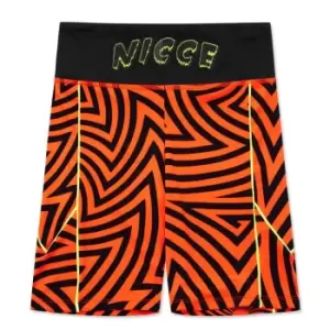 Image of Nicce Sierra Cycle Shorts - Orange