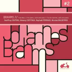 Image of Brahms Trios Nos 1-3 for Piano Violin and Cello/ by Johannes Brahms CD Album