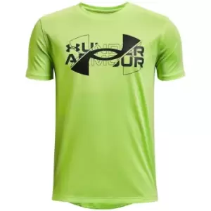 Image of Under Armour Vented Short Sleeve T Shirt Junior Boys - Green