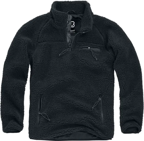 Image of Brandit Fleece Sweatshirt Sweatshirt Black XL Men