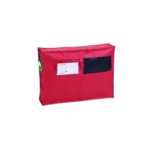 Image of Versapak Mail Pouch With Gussett 355x250x75mm Small Red ZG1T2SEAL