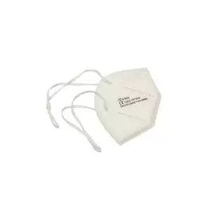 Image of FFP2 Face Mask Non Valved White Individually Wrapped Pack of 5 FMFFP25