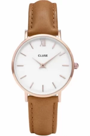 Image of Ladies Cluse Minuit Rose Gold Watch CL30021