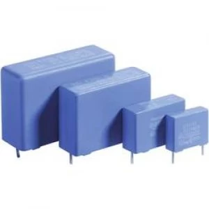 Image of MKP thin film capacitor Radial lead 1 uF 275 V AC 20 27.5mm L x W x H 31 x 13 x 23mm