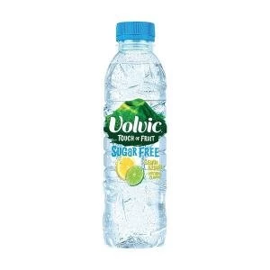 Image of Volvic Touch of Fruit Water Bottle Lemon and Lime 500ml Pack of 12