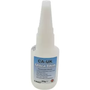 Image of Ca-uk Ultra Thin Cyanoacrylate Superglue, Wicking Bond, 20g