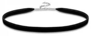 Image of Thomas Sabo Sterling Silver Black Velvet Choker KE1728-331- Jewellery
