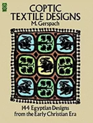 Image of coptic textile designs 144 egyptian designs from the early christian era