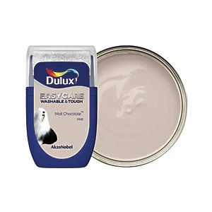 Image of Dulux Easycare Washable & Tough Malt Chocolate Matt Emulsion Paint 30ml