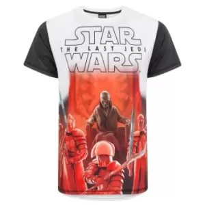 Image of Star Wars Mens The Last Jedi First Order T-Shirt (M) (White)
