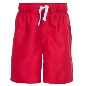 Image of Trespass Childrens Boys Riccardo Swimming Shorts (9/10 Years) (Red)