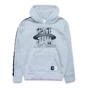 Image of Hype x Space Jam Grey Taped Hoodie - Grey