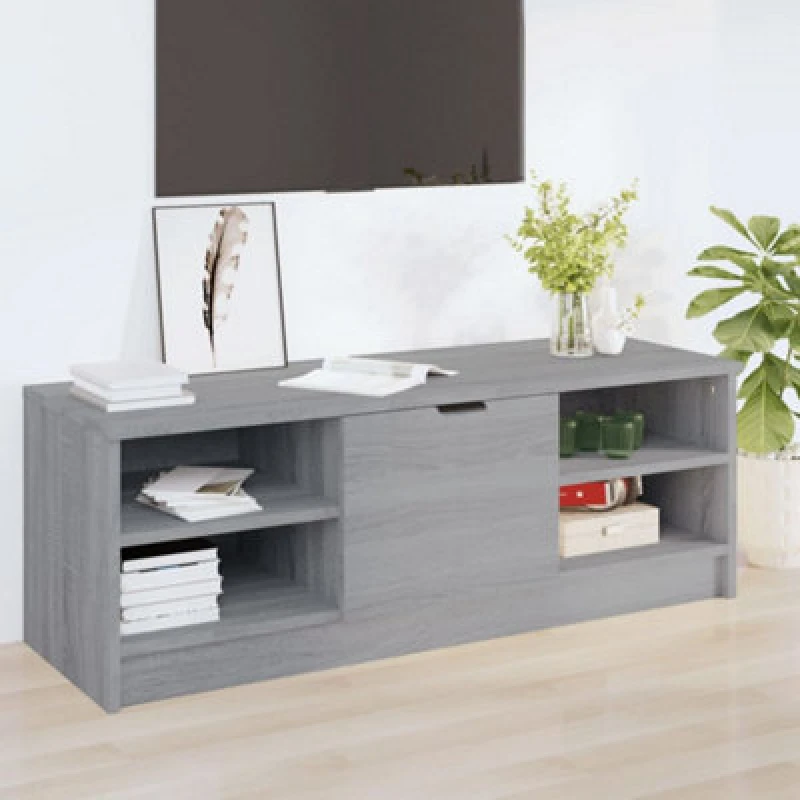Image of VIDAXL TV Cabinet Grey Sonoma 102x35.5x36.5cm Engineered Wood Vidaxl 8720287084471