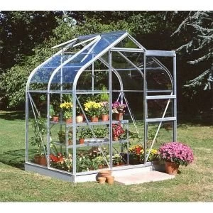Image of BQ Metal 6x4 Horticultural glass greenhouse