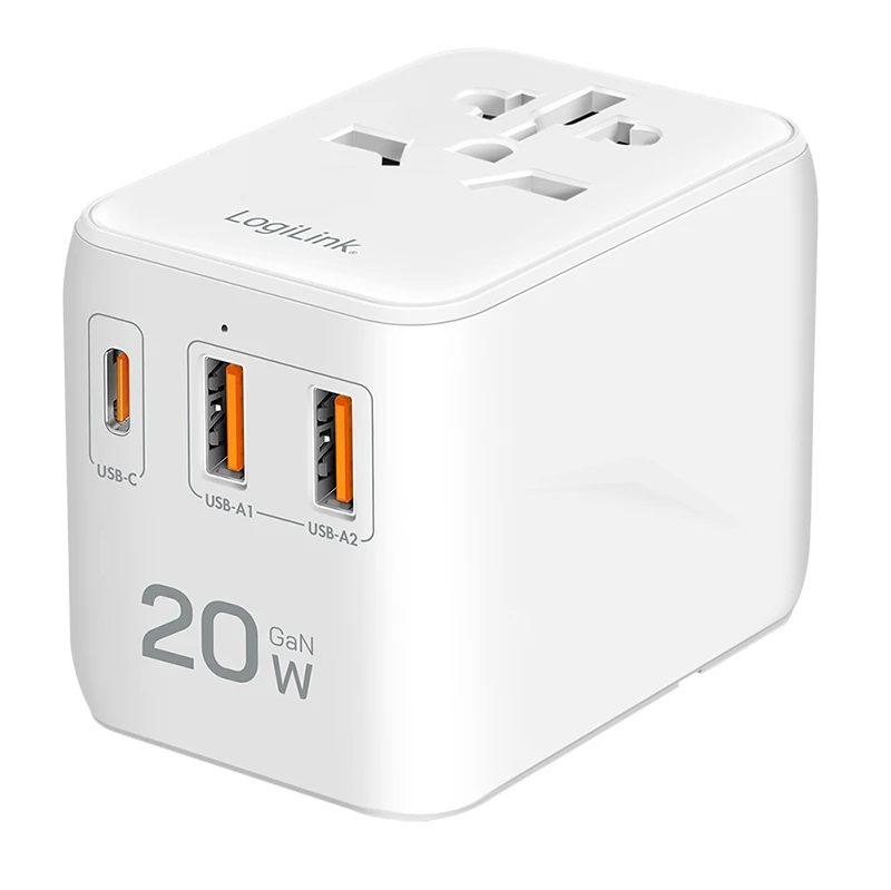 Image of LogiLink PA0356 power adapter/inverter Indoor 20 W White