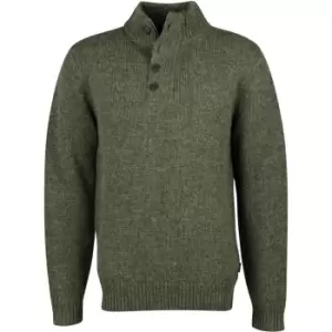 Image of Barbour Calder Half Zip Jumper - Green