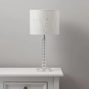 Image of Aix White Chrome Effect Table Lamp