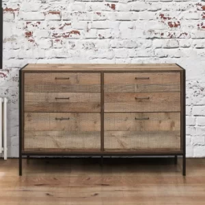 Image of Urban Rustic 6 Drawer Chest Brown