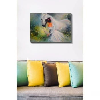 Image of Kanvas Tablo (50 x 70) - 260 Multicolor Decorative Canvas Painting