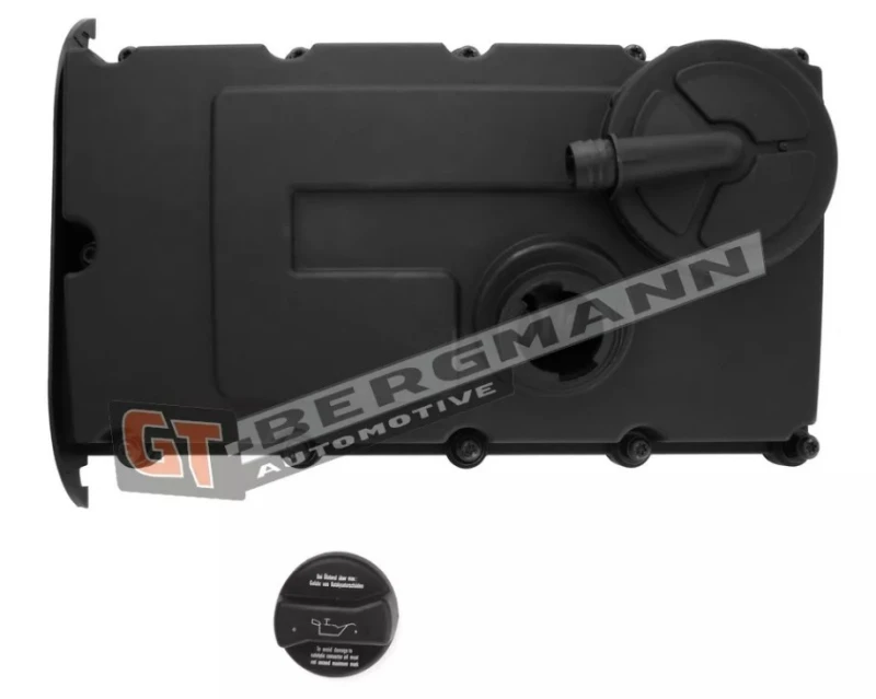 Image of GT-BERGMANN GT58-058 Rocker Cover with bolts/screws, with valve cover gasket Plastic Rocker Cover (977)