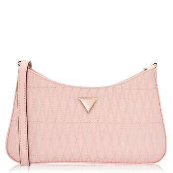 Image of Guess Guess Layla Zip Bag Womens - Pink