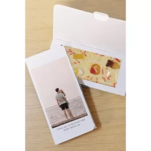 Image of Personalised Photo Pic n Mix White Chocolate Card