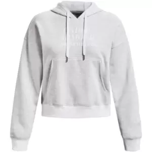 Image of Under Armour Armour Essential Script Hoodie Womens - White