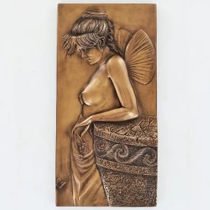 Image of Thought Cold Cast Bronze Wall Plaque 25cm
