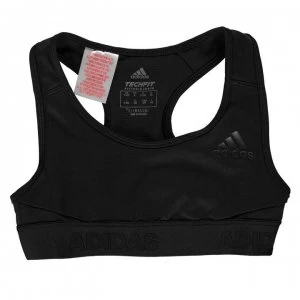 Image of adidas Alphaskin Sports Bra Junior Girls - Black