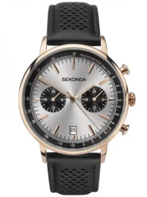 Image of Sekonda Mens Dual Time Watch 1695