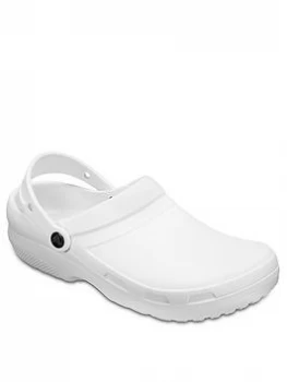 Image of Crocs Specialist II Clog Flat Shoe - White, Size 7, Women