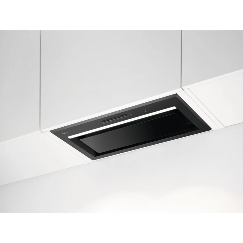 Image of AEG GDG966AB 9000 AutoSense Series 60cm Canopy Cooker Hood - Black GDG966AB Black