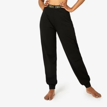 Image of Biba BIBA Soft Cotton Branded Joggers - Black
